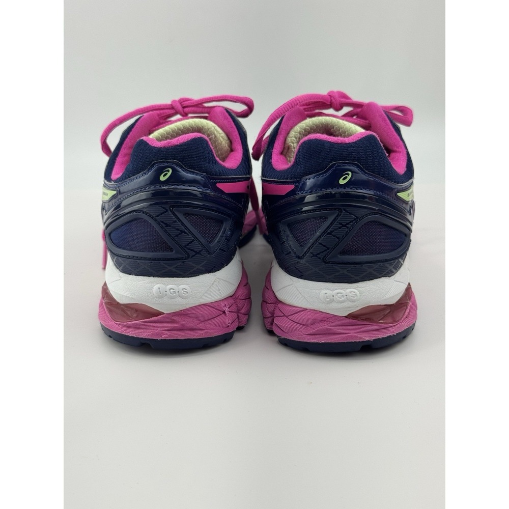 ASICS GEL-Kayano 22 Navy Pink Athletic Sneakers Knit Low Top T598N (D) Size 9 - Picture 3 of 10